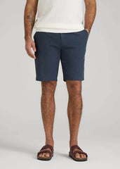 Linen Shorts For Tall Men in Chambray Linen