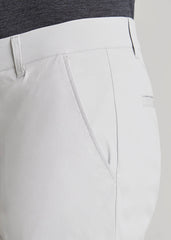 Traveler Chino Shorts for Tall Men in Light Grey