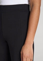 Pull-On Slim Dress Pants for Tall Women in Black
