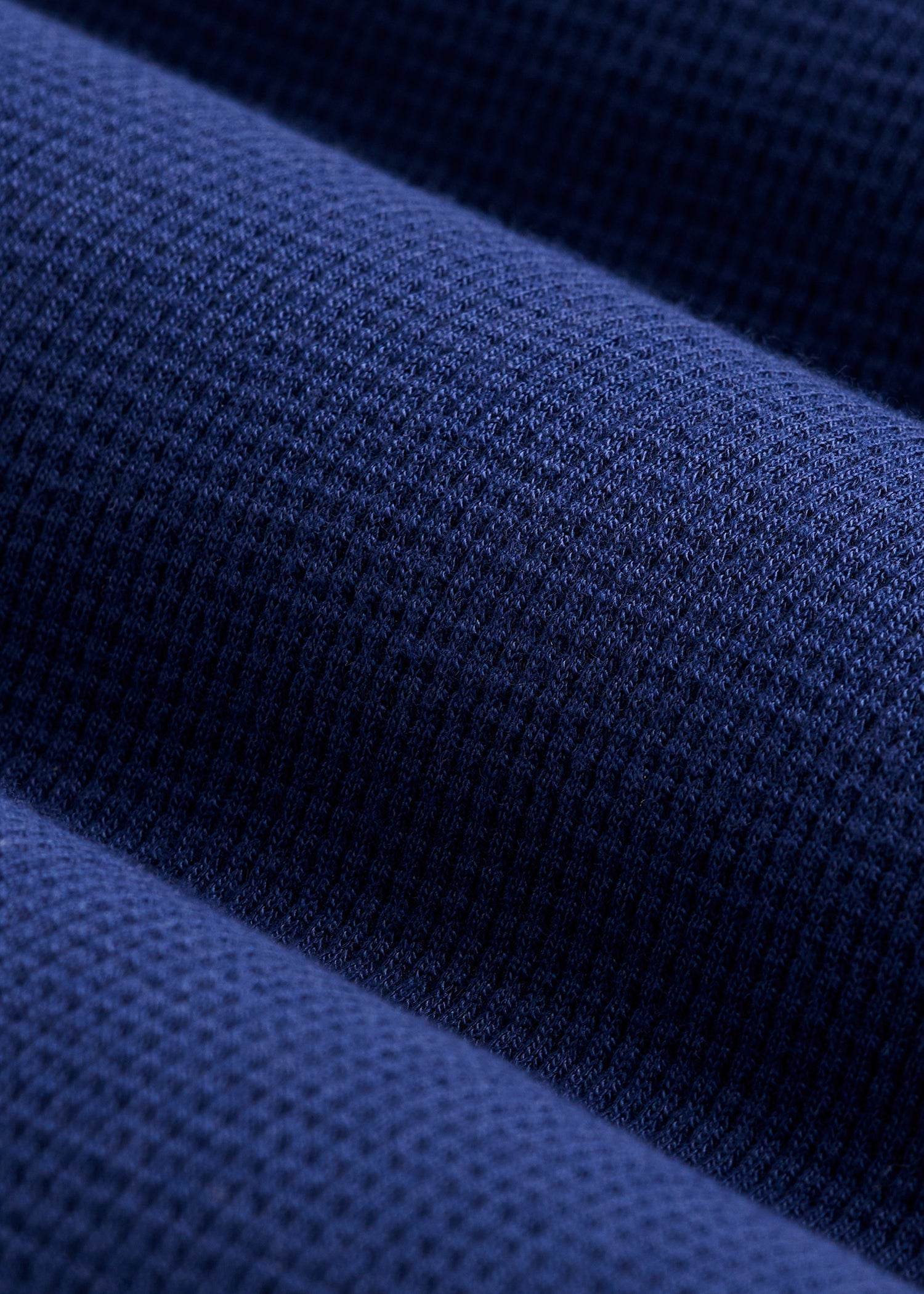 Waffle Tank Top for Tall Women in Midnight Blue