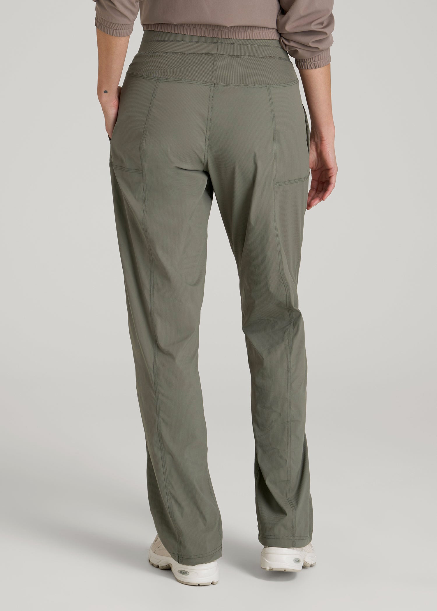 High-Rise After Practice Pant for Tall Women in Camper Green