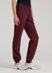 Wearever Fleece Relaxed Sweatpants for Tall Women in Tawny Port