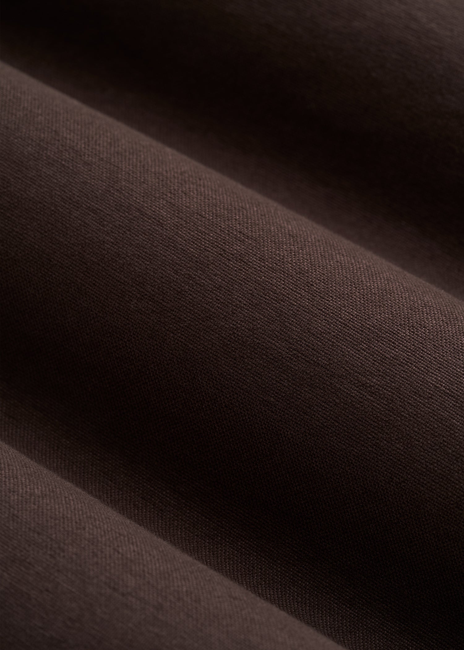 Short Sleeve Oxford Button Shirt for Tall Men in Espresso