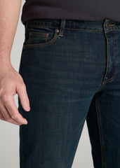 LJ&S TAPERED Jeans for Tall Men in Mechanic Blue
