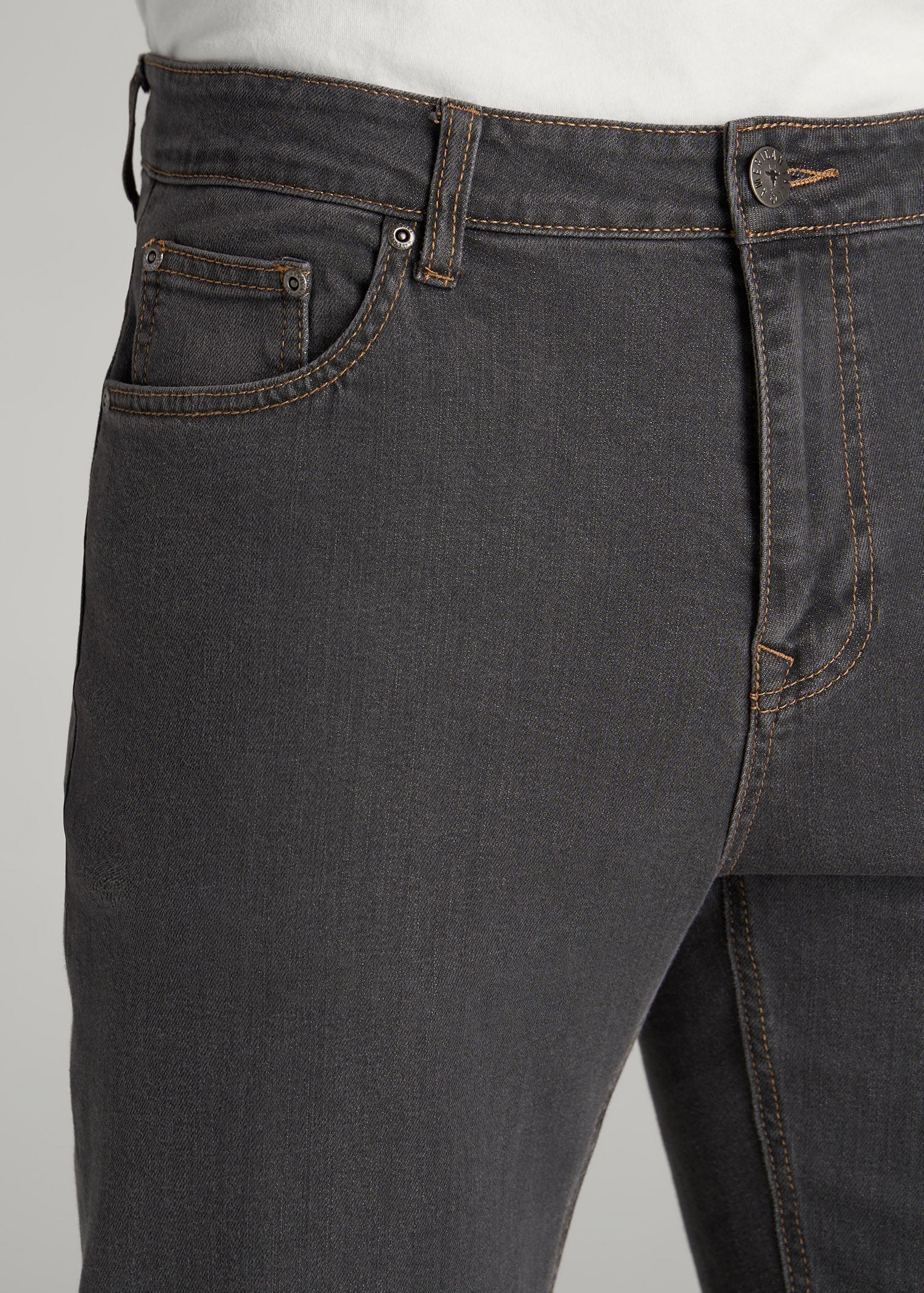 J1 STRAIGHT LEG Jeans for Tall Men in Grey