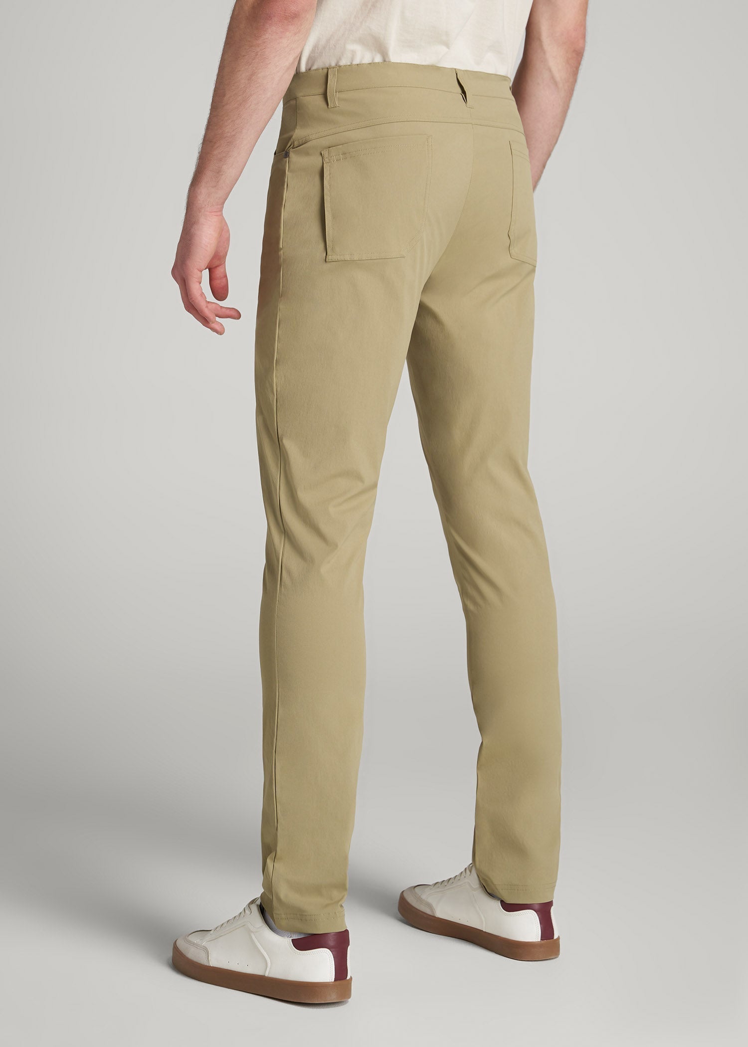 TAPERED-FIT Traveler Pants for Tall Men in Tan
