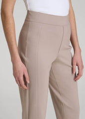 Pull-on Slim Dress Pants for Tall Women in Truly Taupe
