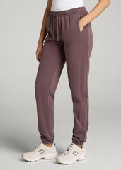 Wearever Fleece Regular Fit Sweatpants for Tall Women in Dusty Merlot