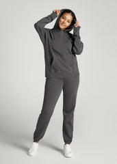 Wearever Fleece Regular Fit Sweatpants for Tall Women in Charcoal