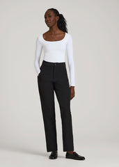 Traveler Tapered Fit Pant for Tall Women in Black