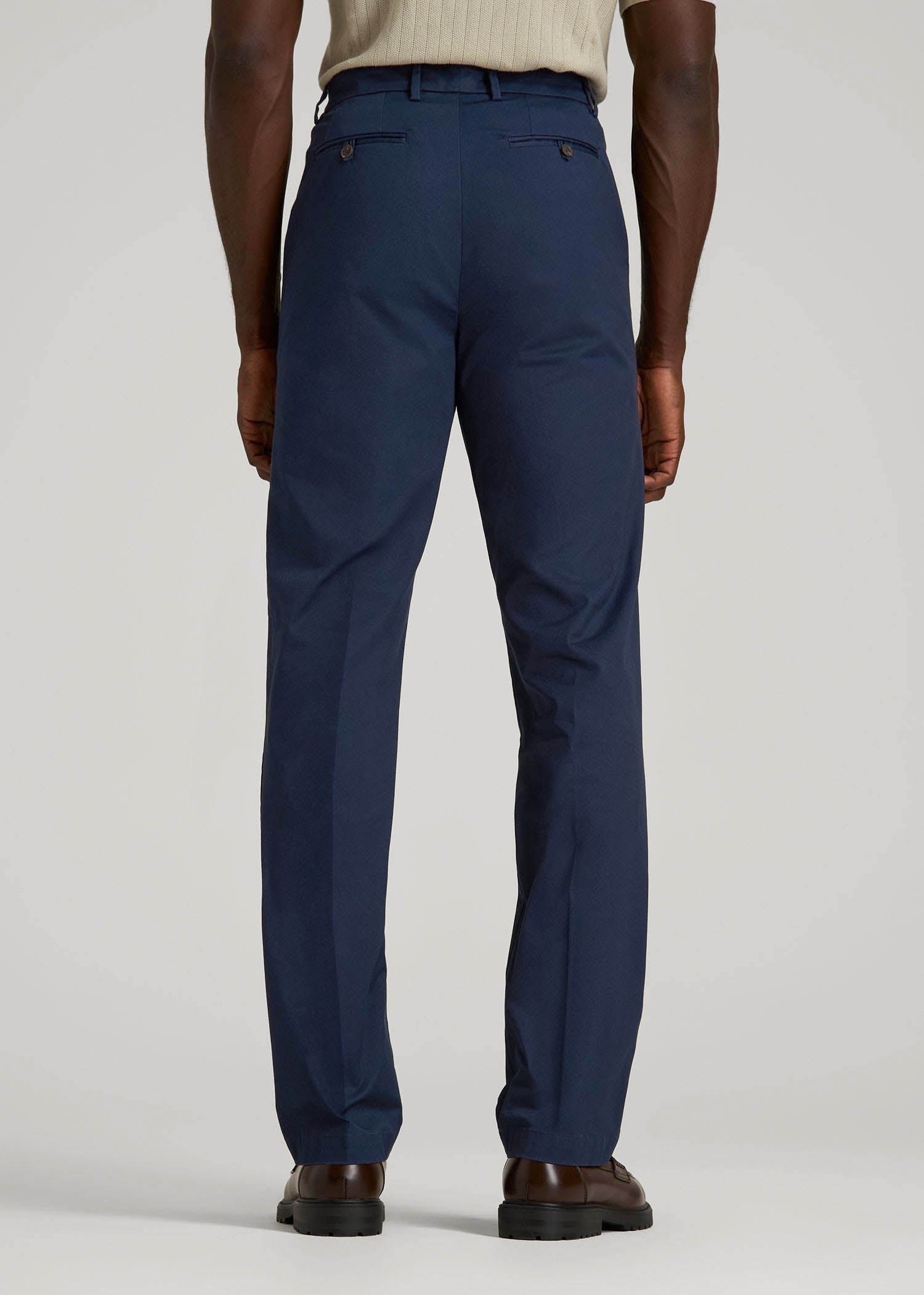 Refined Chinos for Tall Men in Navy