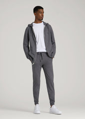Wearever 2.0 French Terry Joggers for Tall Men in Charcoal Mix
