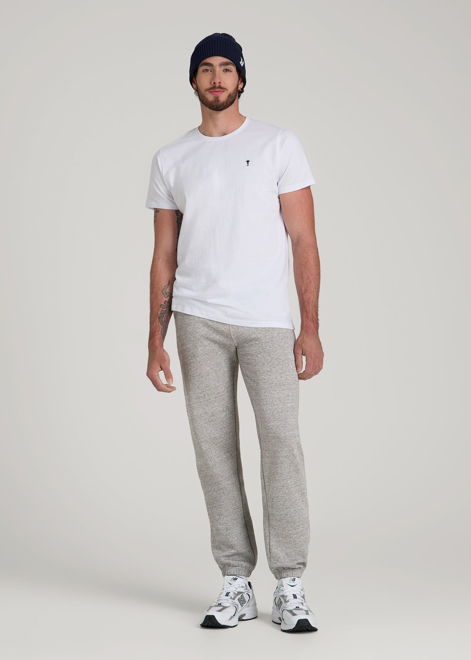 Wearever 2.0 Fleece Sweatpants for Tall Men in Heathered Grey