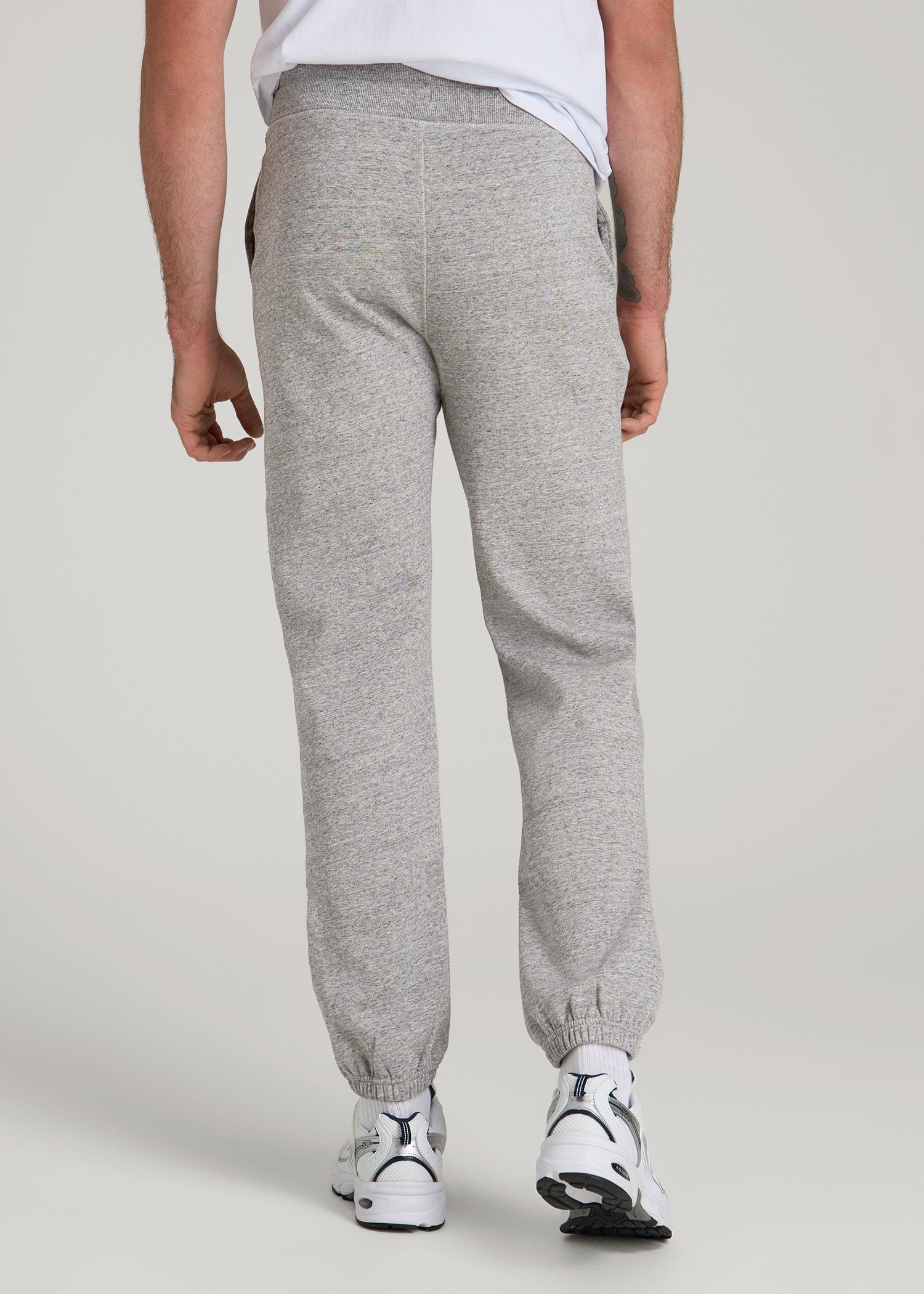 Wearever 2.0 Fleece Sweatpants for Tall Men in Heathered Grey