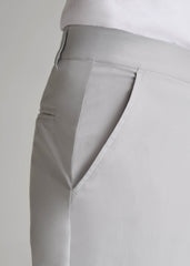 TAPERED FIT Traveler Chino Pants for Tall Men in Light Grey