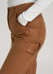 High-Waisted Carpenter Pocket Pants for Tall Women in Nutshell