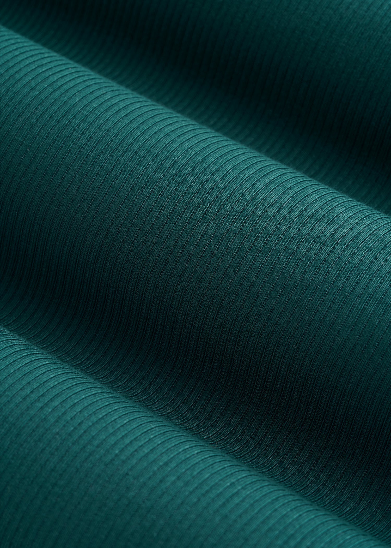 Ribbed Knit Wide Leg Pant for Tall Women in Deep Teal